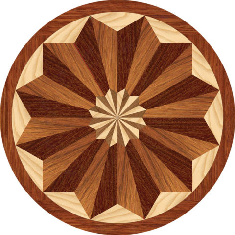 Bellevue Wood Medallion Floor Medallion By Oshkosh Designs