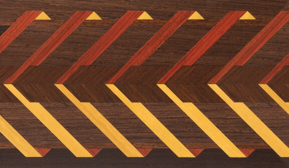 Art Nouveau Wood Border | Floor Border