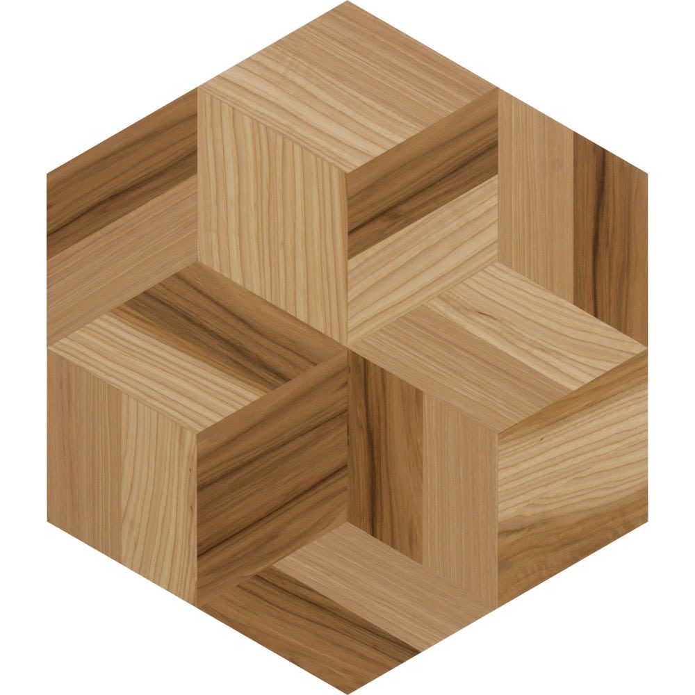 Hickory Rhombus Parquet Tile | Parquet Flooring