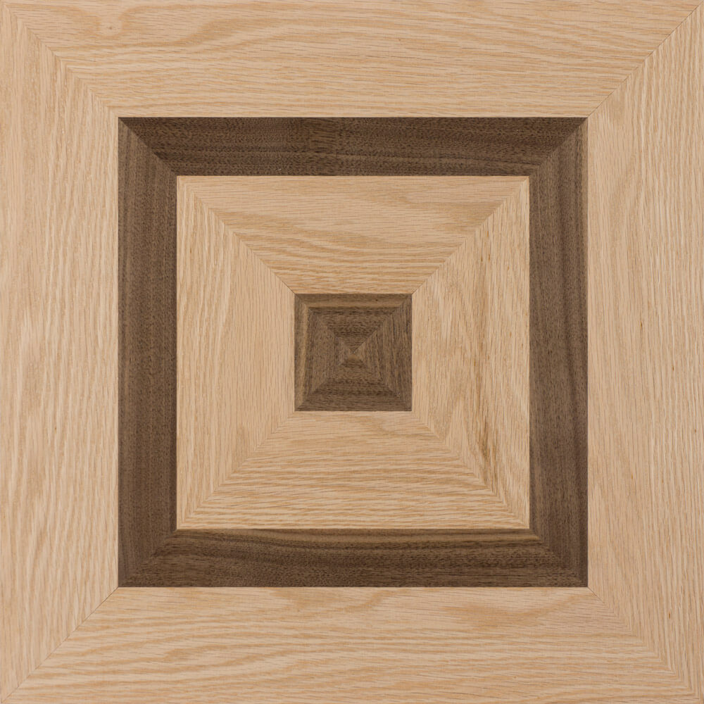 Plain-Sawn Red Oak & Walnut Brooklyn Parquet Tile | Parquet Flooring