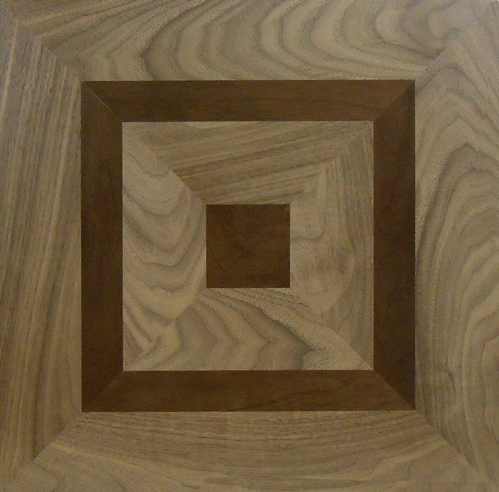 American Walnut & Peruvian Walnut Brooklyn Parquet Tile | Wood Flooring