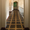 Artizano Leather & Wood Parquet Tile Room Scene | Parquet Flooring