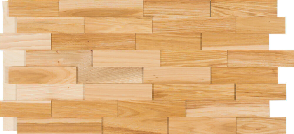 Hickory 3D Wood Wall Panels | Wood Wall Coverings