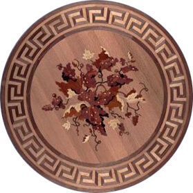 Athiri Wood Medallion | Floor Medallion