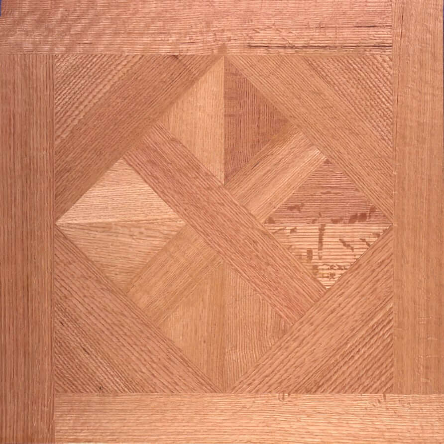 Quartered Red Oak Brittany Parquet Tile | Parquet Flooring