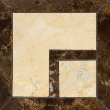 Delphinus Limestone & Marble Corner | Floor Accent