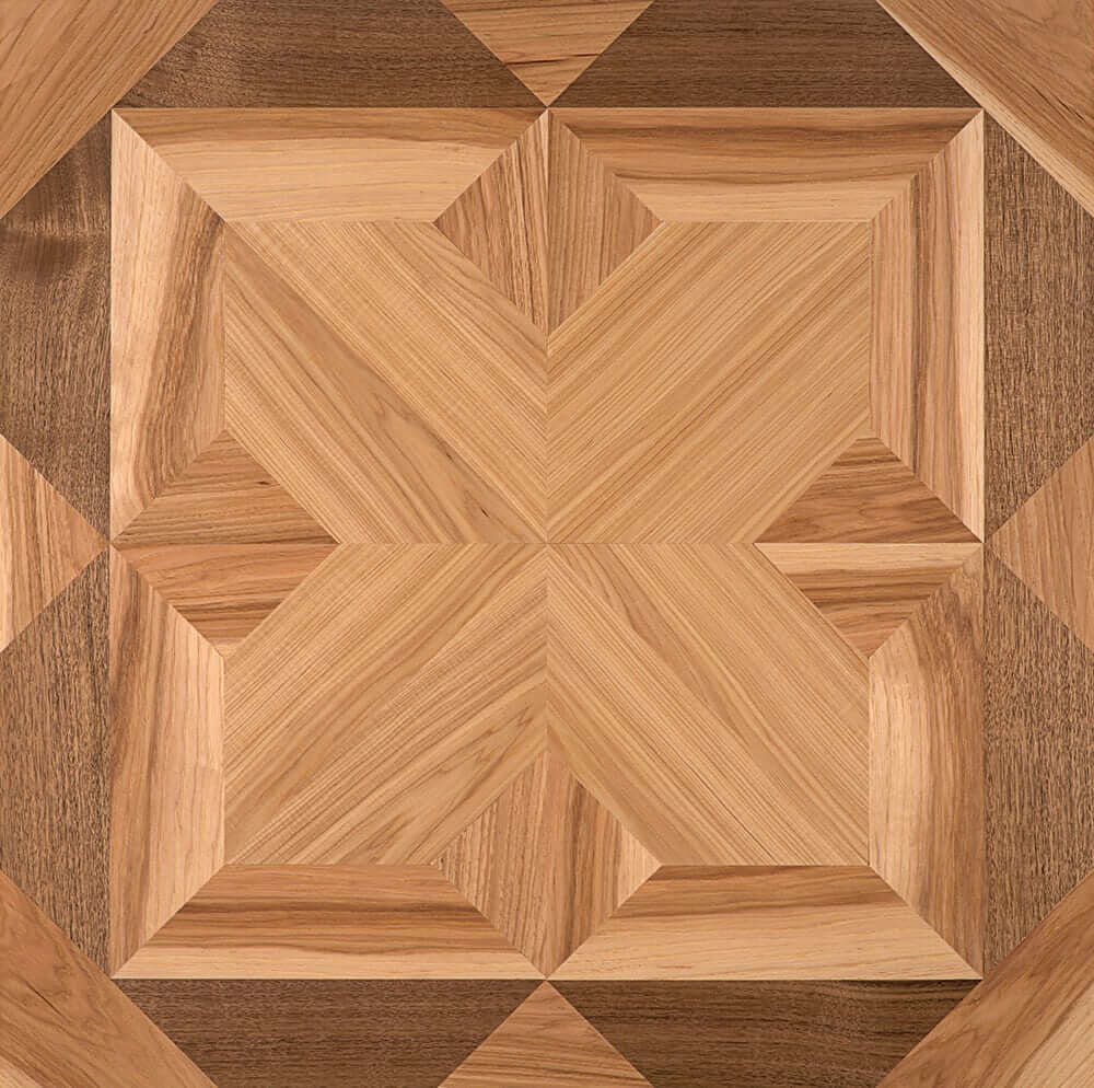 Hickory & Walnut Dubois Parquet Tile | Parquet Flooring