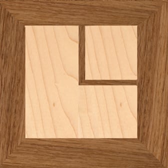 Filigree Wood Corner | Floor Accent