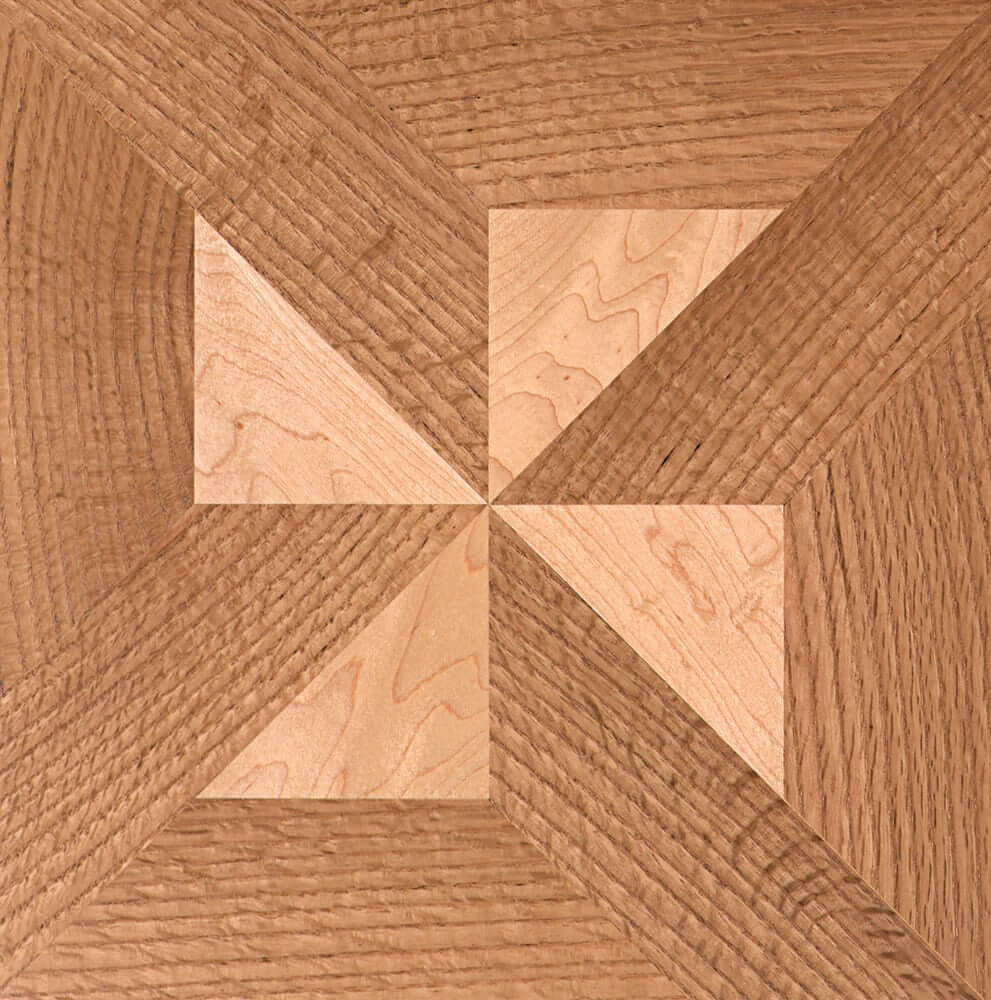 Maple & Red Oak Lambert Parquet Tile | Parquet Flooring