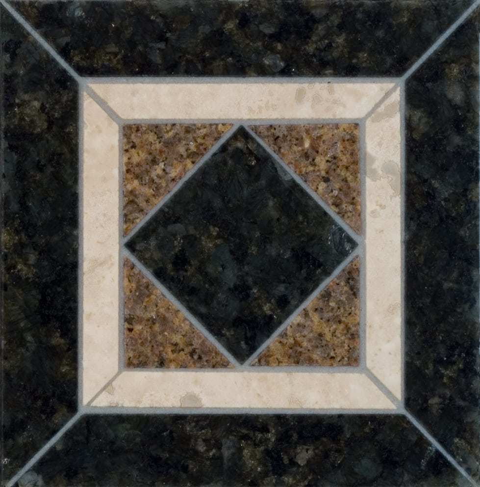 Monte Carlo Limestone & Granite Corner | Floor Accent