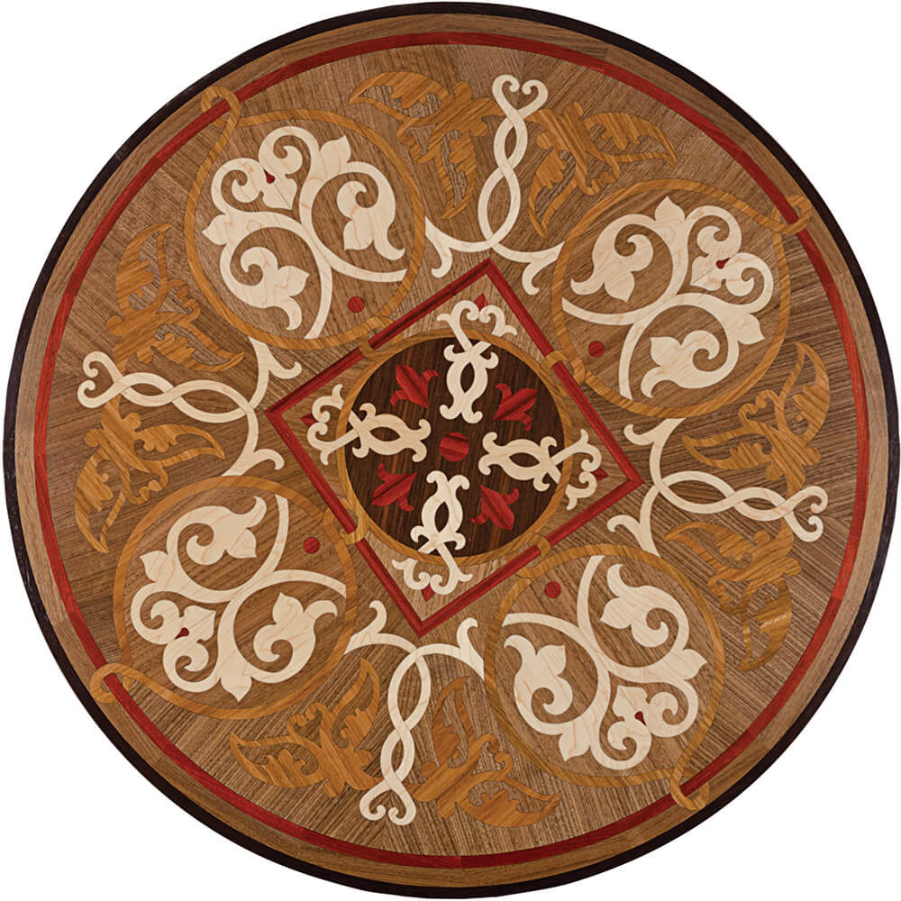 Rossiya Wood Medallion | Floor Medallion
