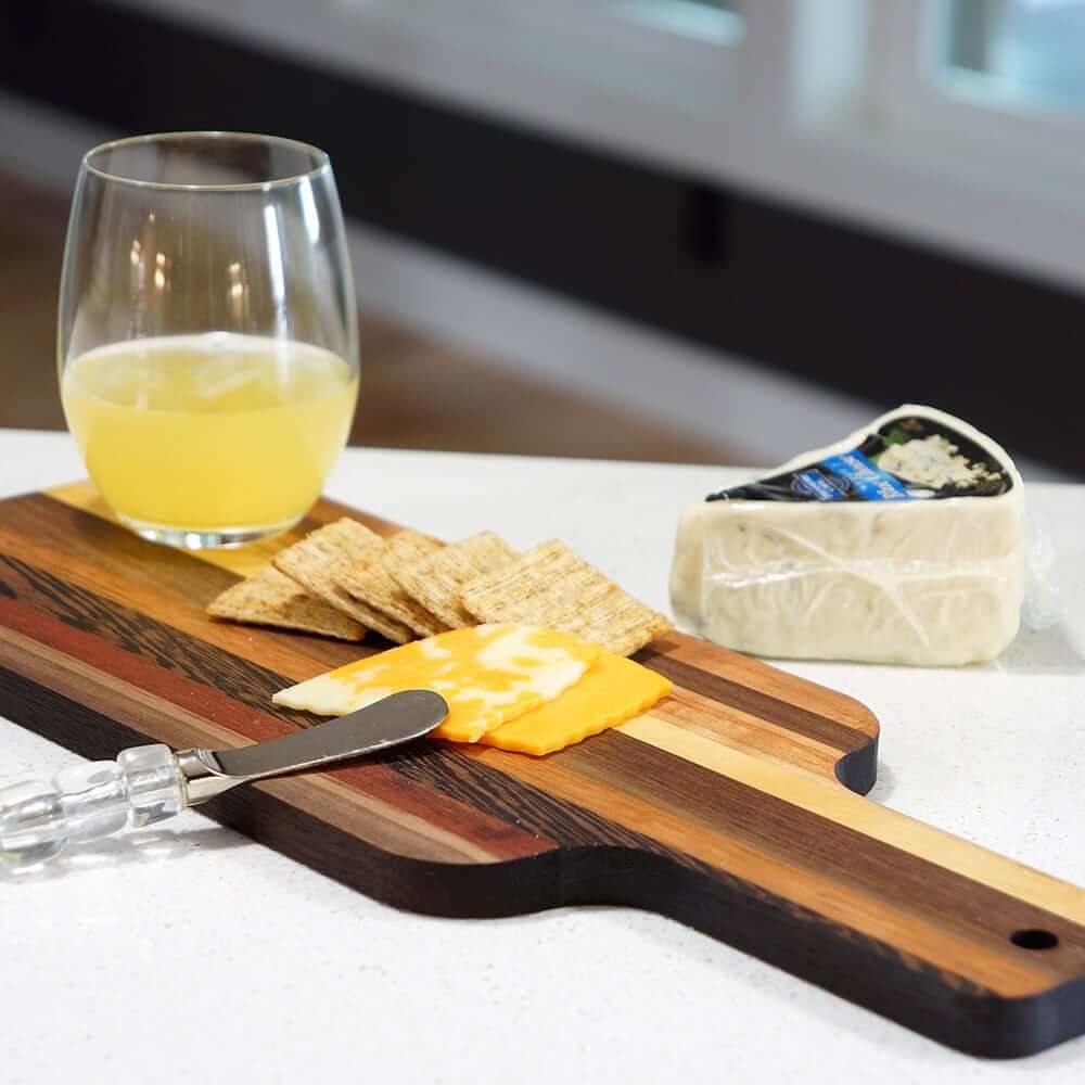 Solid Hardwood Cheese Server Room Scene | Kitchen Accessories
