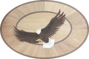 custom eagle medallion