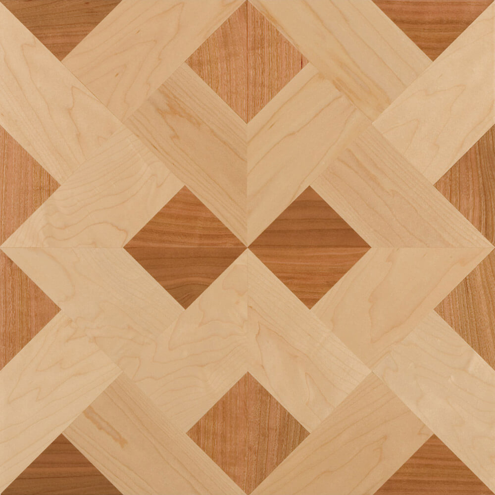Americana American Cherry & Maple Parquet Tile | Parquet Flooring