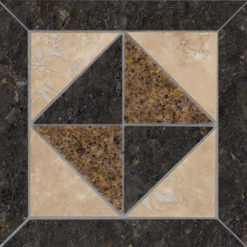 Andromeda Granite & Limestone Corner | Floor Accent