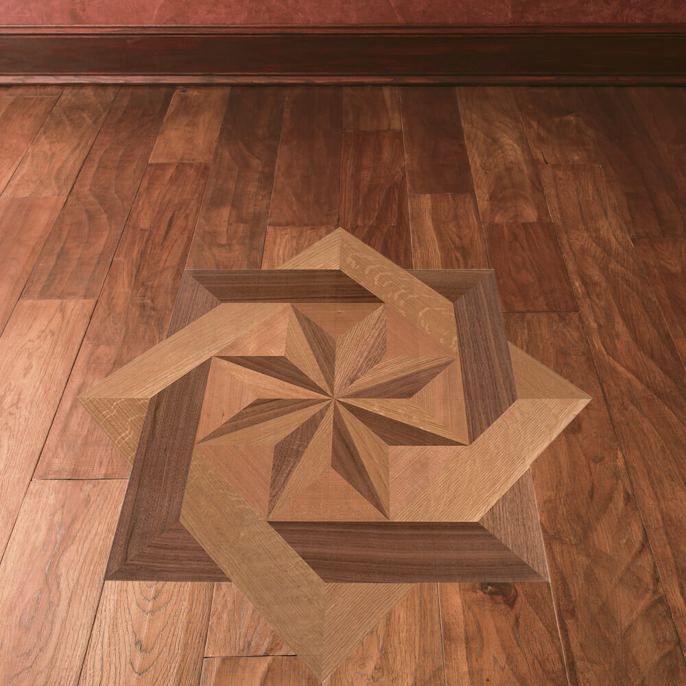 Bon Cove Wood Medallion Floor, Medallion Hardwood Flooring Distributors