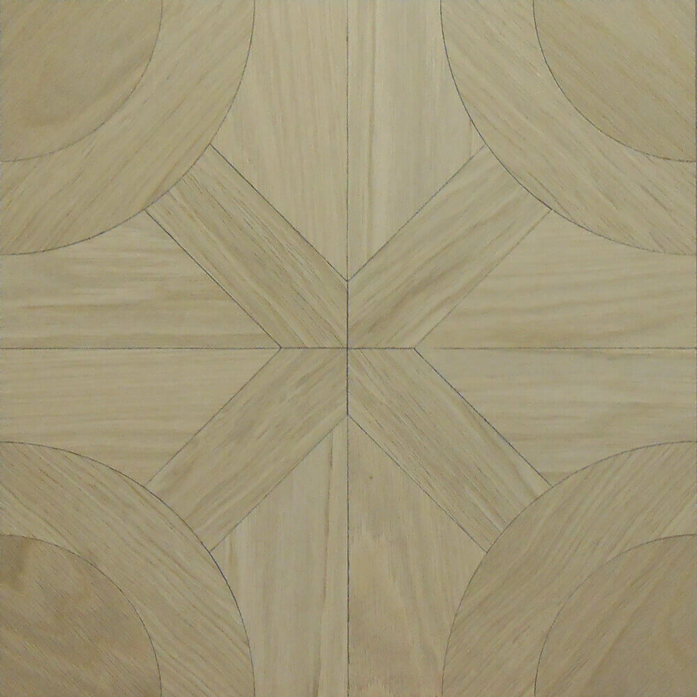 Custom Wood Parquet Tile in Plain-Sawn White Oak | Parquet Flooring