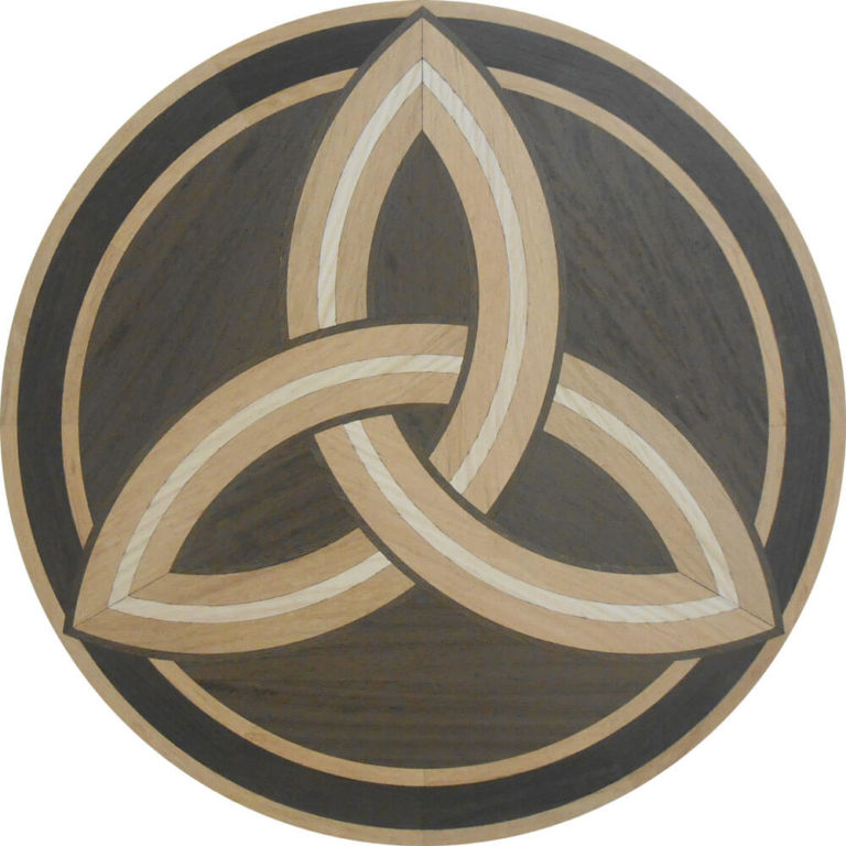 Custom Celtic Trinity Knot Wood Medallion | Oshkosh Designs