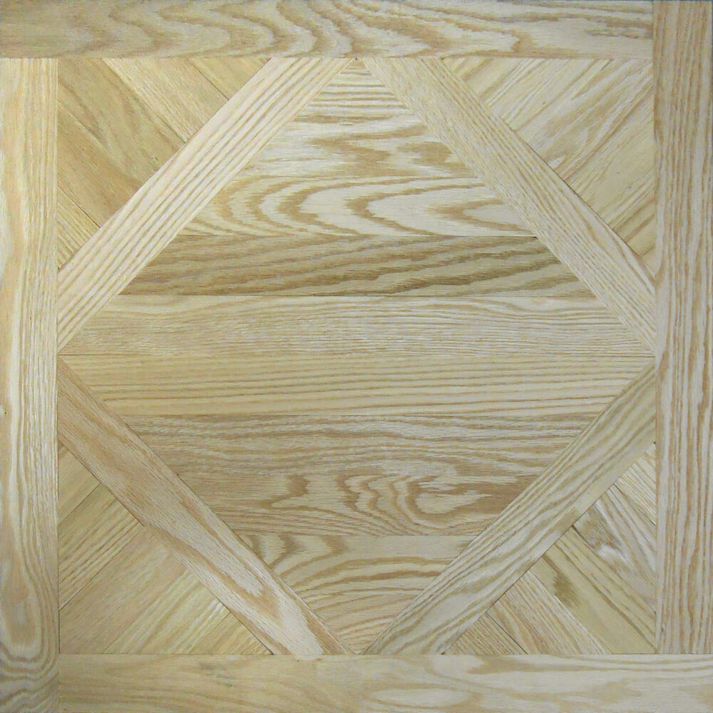 Custom Wood Parquet Tile in Plain-Sawn Red Oak | Parquet Flooring
