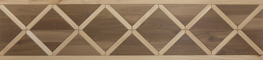 Custom Lattice Wood Border | Floor Border