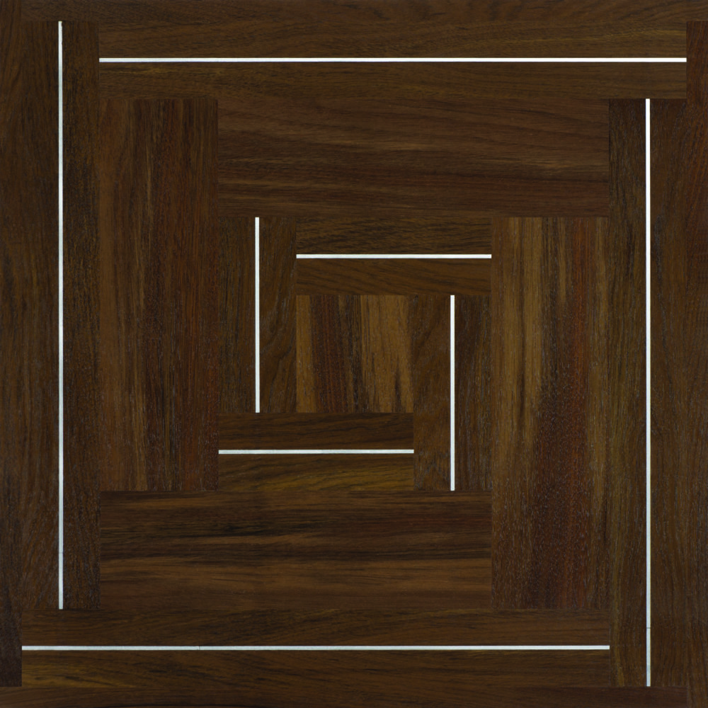 Luxe Wood with Aluminum Parquet Flooring