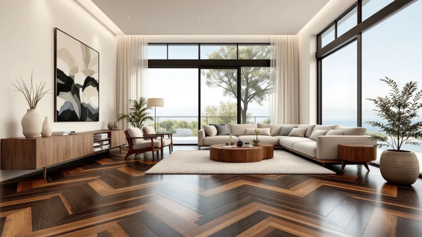 Enhancing Visual Interest with Wood Floor Inlays